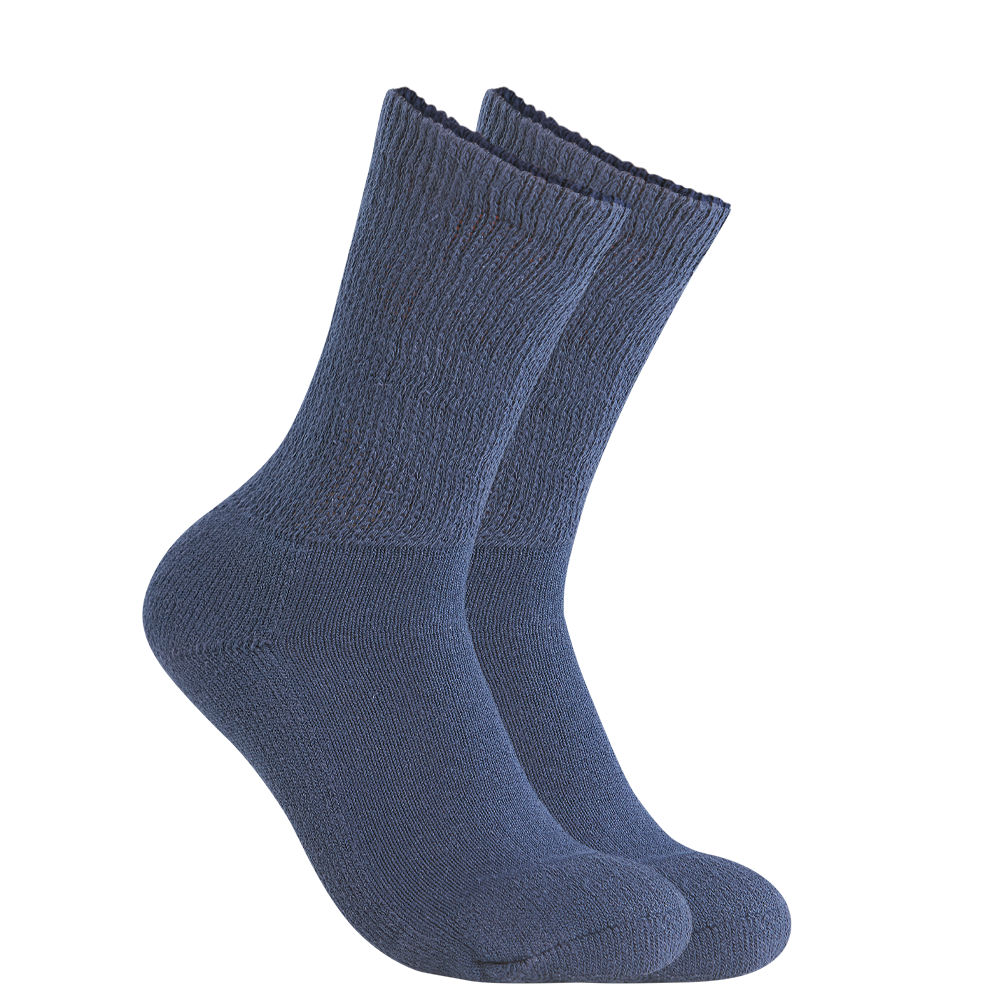 2 Pair Men's Circulatory - Diabetic Crew Socks
