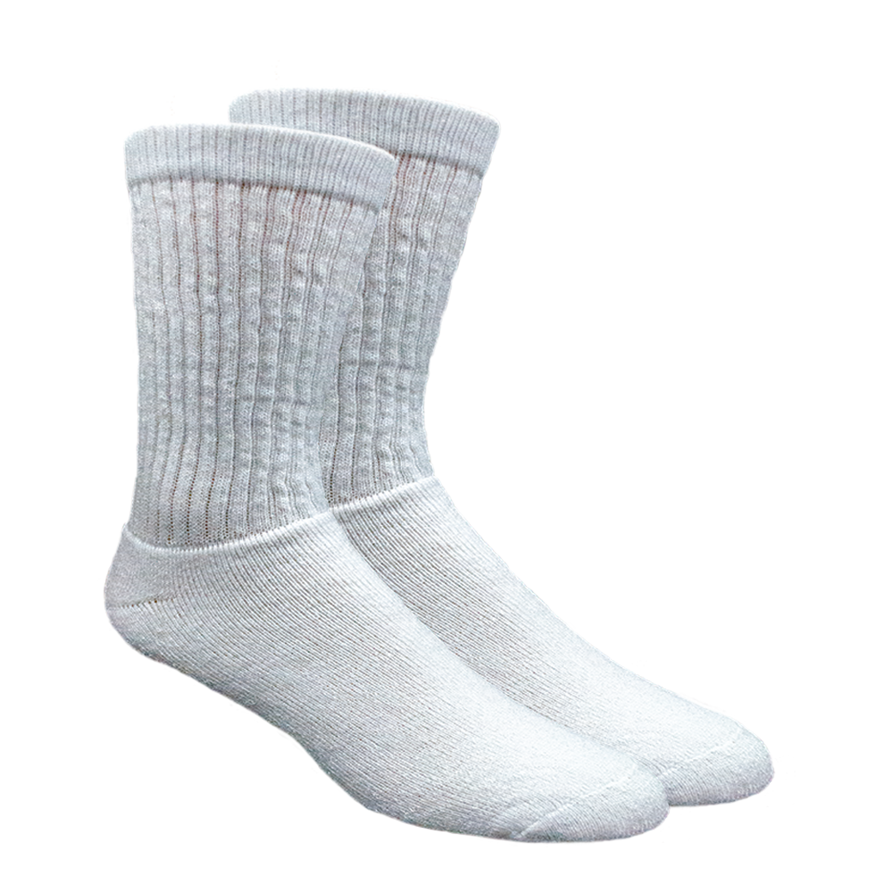 2 Pair Men's Sport Mid Calf Crew