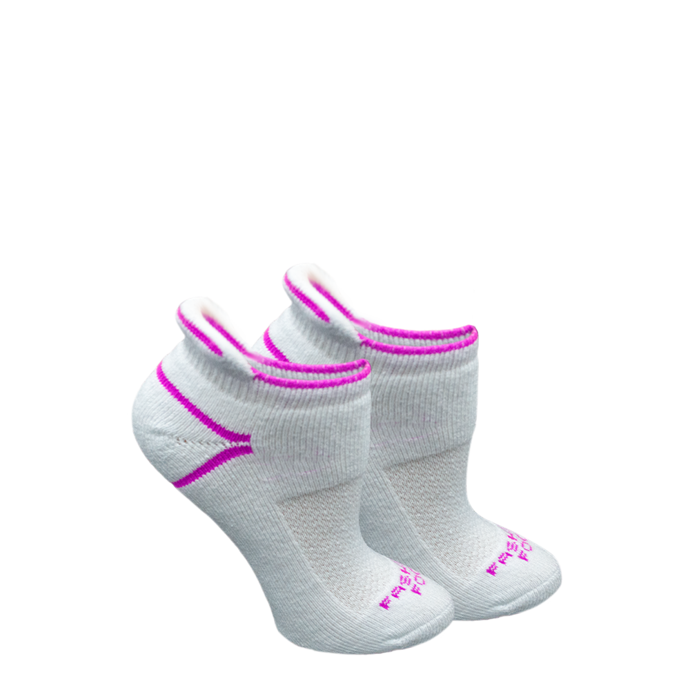 2 Pr Women's Low Cut Tab Ankle Socks