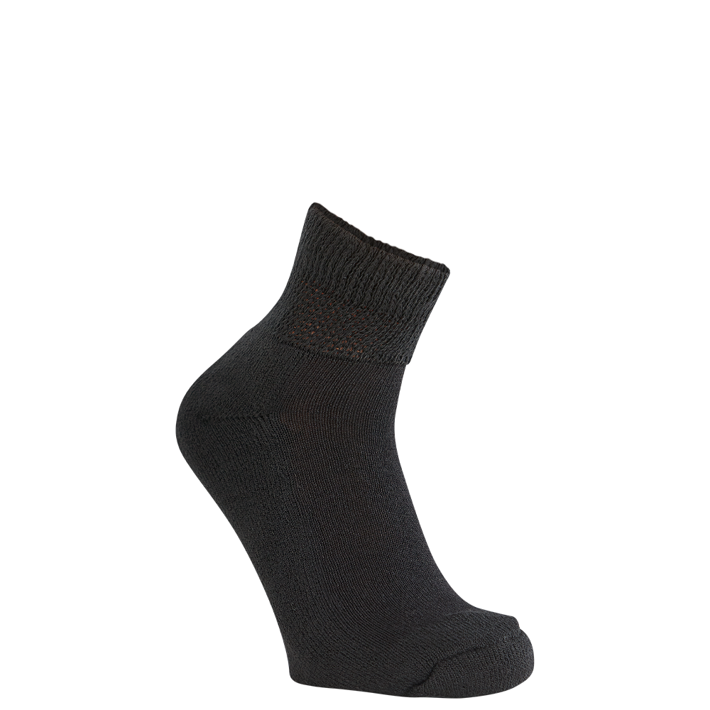 2 Pair Men's Circulatory - Diabetic Quarter Ankle Socks
