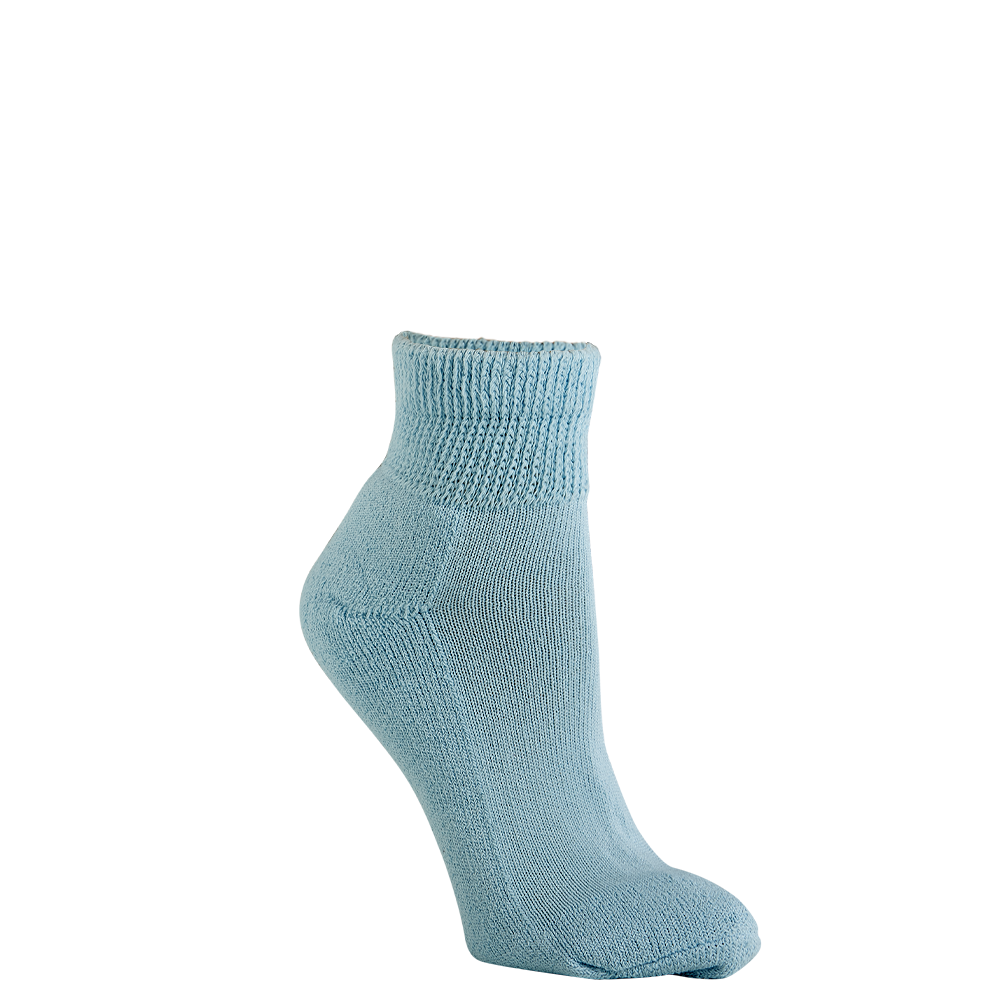 2 Pair Women's Circulatory - Diabetic Quarter Ankle Socks