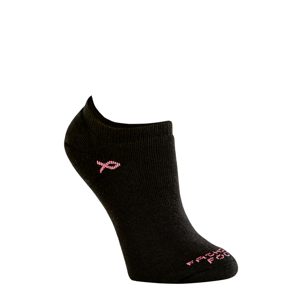 3 Pr Women's Low Cut Pink Ribbon Ankle Socks